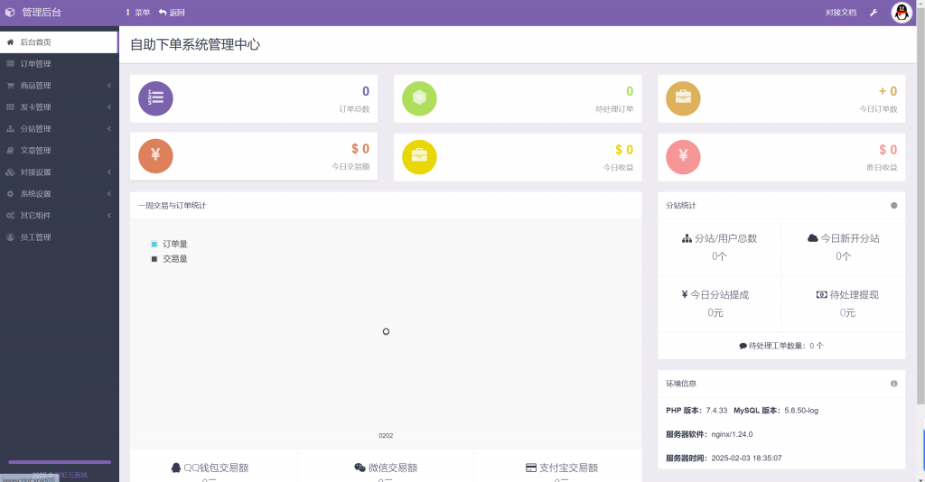 彩虹云商城二开-仿鲸发卡模版源码-388源码网