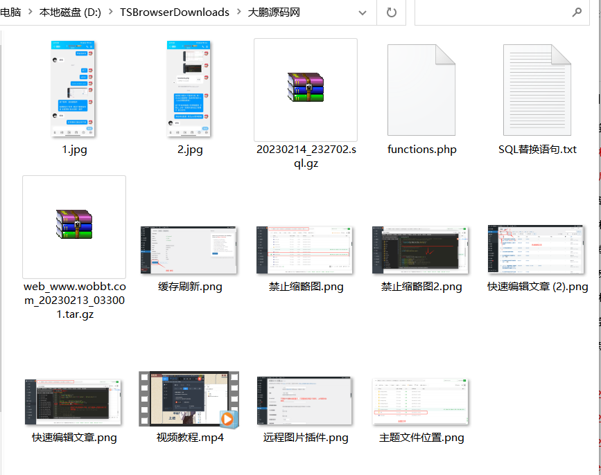 图片[6]-【带视频教程】大鹏网整站打包出售（7000条左右文字带源码）数据打包+数据库