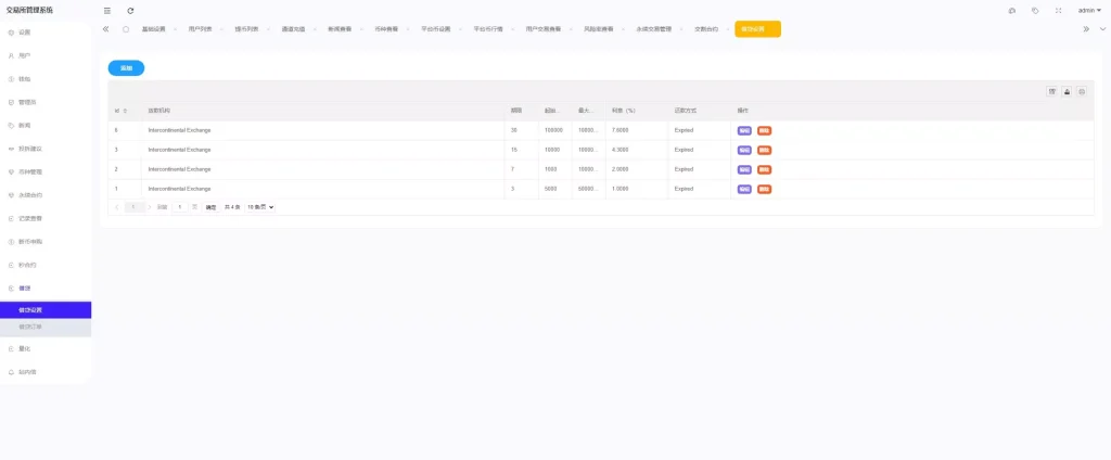 图片[26]-【综合交易所系统】期权+杠杆+借贷+AI量化+后端php+前端uniapp