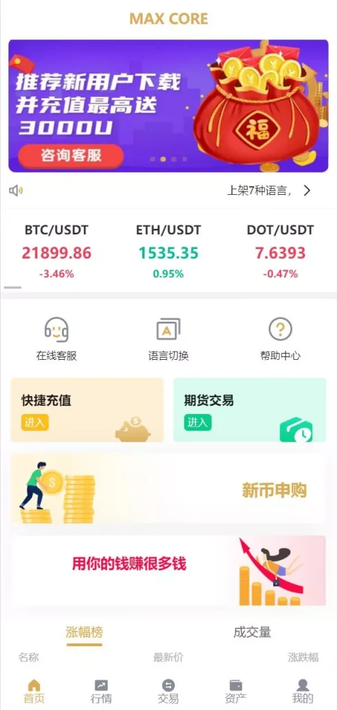 图片[2]-【全新多语言交易所】期权币币交易+质押挖矿+新币申购+区块链交易所